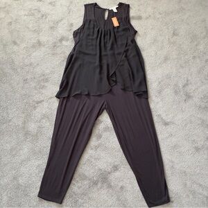 American Rag Cie Women’s Black Jumpsuit Size 3X